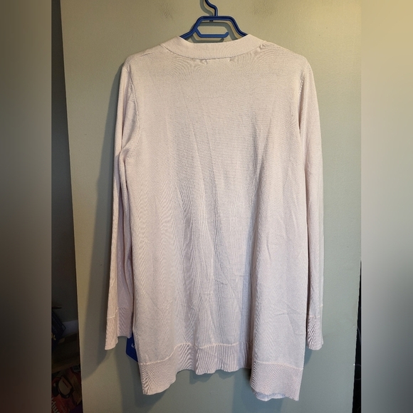 Matty M Women's Light Pink Cardigan Sweater, Size Large - Picture 3 of 5